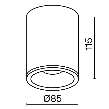 Потолочный светильник Technical C029CL-01B - фото