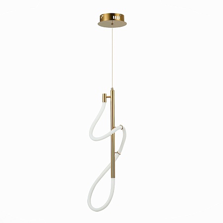 Светильник подвесной ST-Luce Латунь/Белый LED 1*16W 4000K SL6102.303.16 - фото