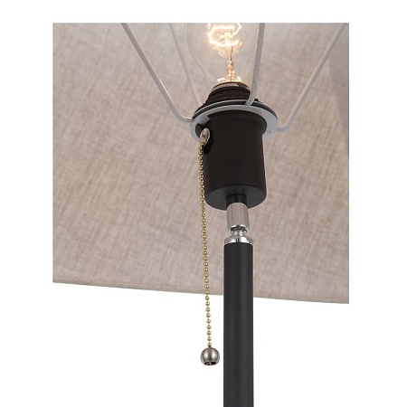 Торшер ST-Luce Черный, Коричневый/Бежевый E27 1*40W (из 2-х коробок) SLE302.405.01 - фото