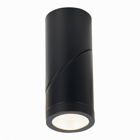 Светильник потолочный Черный LED 1*10W 3000K 800Lm Ra>90 38° IP44 D62xH151 165-265V ST650.432.10 - фото