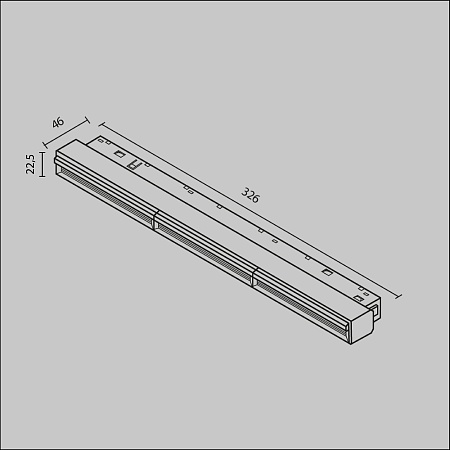 Трековый светильник Technical Parete TR106-2-18W4K-B - фото