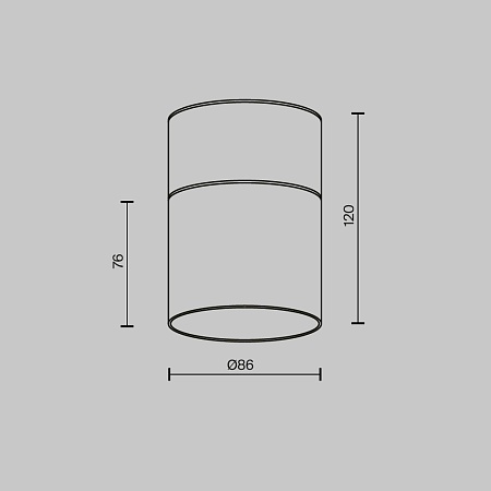 Потолочный светильник Technical C094CL-GX53-BS - фото