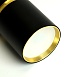 Светильник потолочный Feron ML1868  Barrel ZEN levitation на подвесе MR16 35W, 230V, чёрный, золото 55*180 - фото
