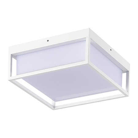 Светильник уличный потолочный ST-Luce белый/белый LED 1*20W 3000K/4000K/5000K SL9517.502.01 - фото