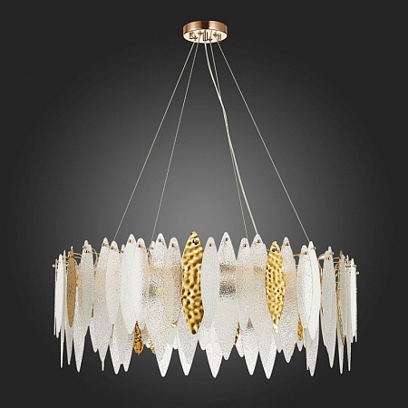 Люстра подвесная ST-Luce Золотистый/Прозрачный, Белый E14 10*60W SL1224.203.10 - фото