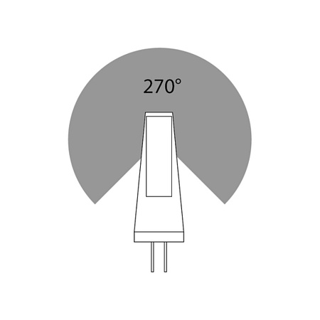 Светодиодная лампа Arte Lamp LUGO Капсульная 2.5W 240Lm 3000К G4 A0425-3K - фото