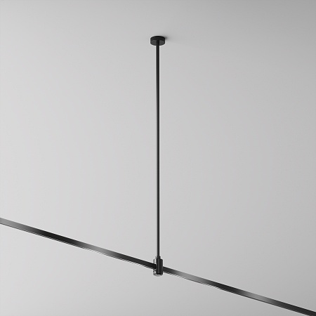 Крепление потолочное Long 700мм с вводом питания Flarity черный - фото