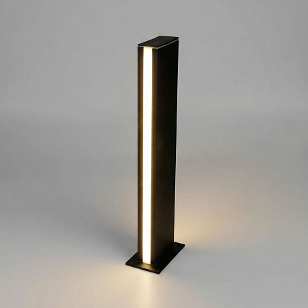 Ландшафтный светодиодный светильник Flat IP54 1538 TECHNO LED черный Elektrostandard - фото