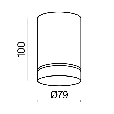 Потолочный светильник Technical C085CL-9W3K-W - фото