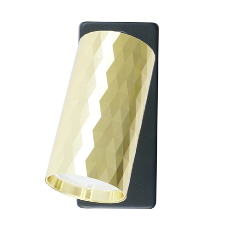 Светильник Feron ML1880 PRISM 35W, 230V, GU10, золото и чёрный - фото