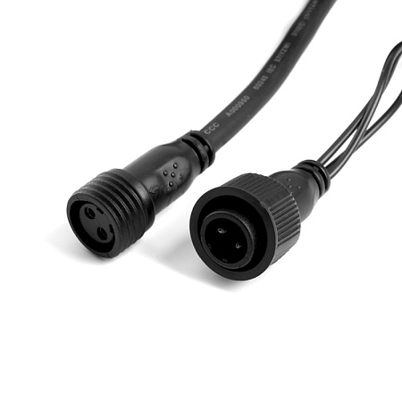 Светодиодная гирлянда Feron CL32 линейная 20 м +3м 230V мультиколор, c питанием от сети, черный шнур - фото