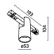 Трековый светильник Technical Alfa TR122-4-7W-DS-BS - фото