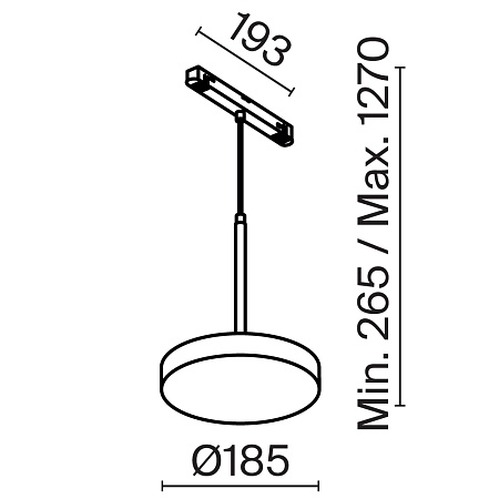 Трековый светильник Technical TR123-4-15W-DS-B - фото