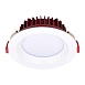 Св-к встр. Белый LED 1*24W 3000K 1 920Lm Ra80 100° IP44 D165xH54 100-240VV ST752.538.24 - фото
