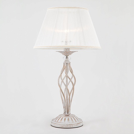 Настольный светильник Eurosvet 01002/1 белый с золотом - фото