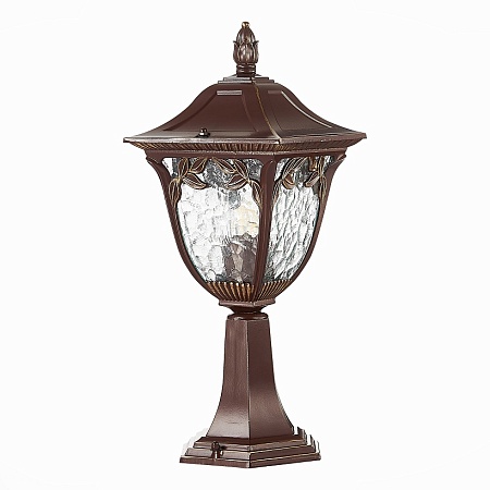 Светильник уличный наземный ST-Luce Кофейный/Кофейный, Прозрачный E27 1*60W SL083.705.01 - фото