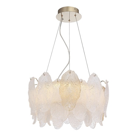 Светильник подвесной ST-Luce золото/прозрачный, янтарный LED 1*30W 3000K SL6135.203.01 - фото