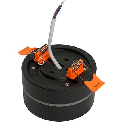 Светильник потолочный Feron HL455 12W, 230V, GX53, черный - фото