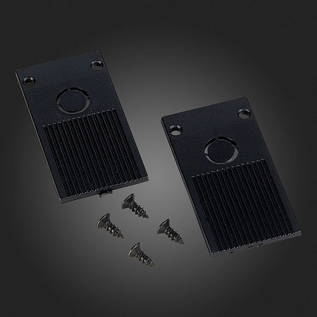 Заглушка к магнитному шинопроводу (2шт) ST-Luce Черный ST005.469.00 - фото