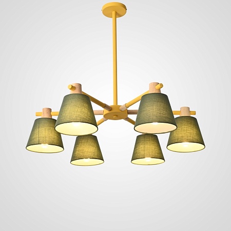 Потолочная Люстра На Штанге Natura A Green 6 Imperiumloft 177993-26 - фото