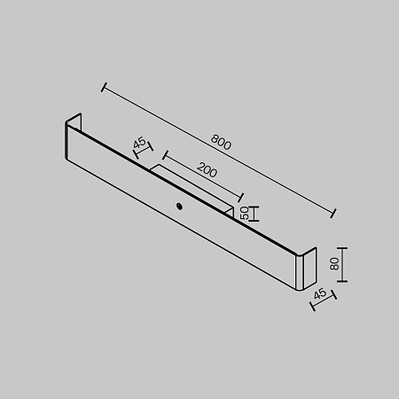 Настенный светильник (бра) Maytoni MOD492WL-L16BK - фото