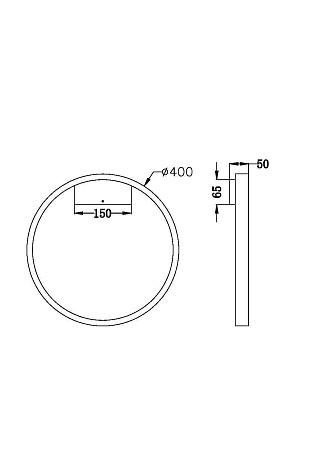 Настенный светильник (бра) Maytoni Rim MOD058WL-L25BS3K - фото