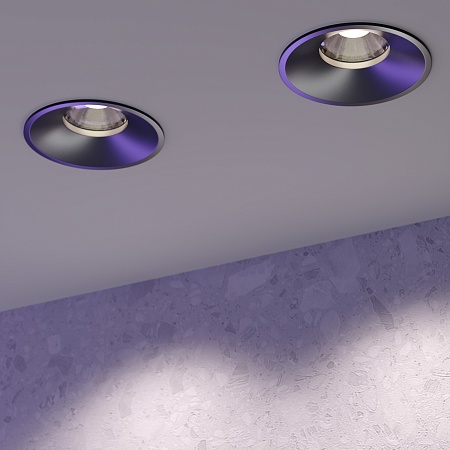 Встраиваемый светильник Technical Round DL058-12W4K-B - фото