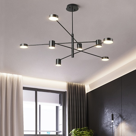 Люстра Motvikt Black 6 Imperiumloft 189814-26 - фото