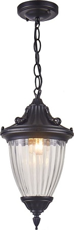 Светильник садово-парковый Feron PL585 на цепочке  60W 230V E27, черный - фото