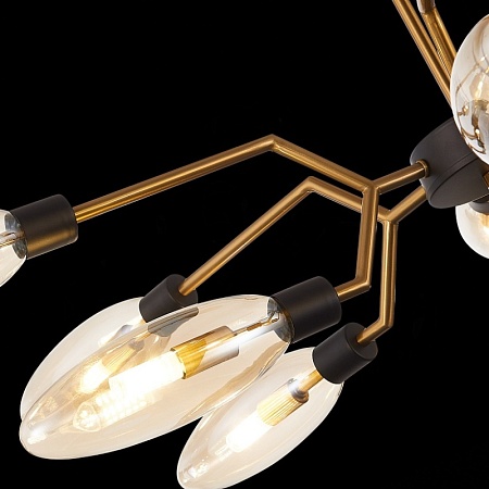 Люстра подвесная ST-Luce Латунь/Коньячный G9 12*5W SL1174.303.12 - фото