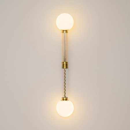 Настенный светильник (бра) Maytoni TEATRO MOD287WL-02BS - фото