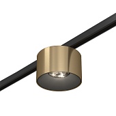 Магнитный трековый светильник Латунь LED 1*5W 4000K 350Lm Ra&gt;90 36° IP20 D60xH38 24V ST669.346.05