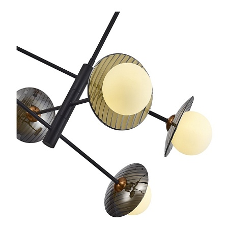 Светильник подвесной ST-Luce Черный/Дымчатый, Белый G9 6*5W 4000K SL1521.423.06 - фото