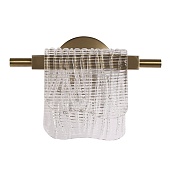 Светильник настенный ST-Luce золотистый/прозрачный LED 1*6W 3000K SL6021.201.06