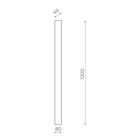 Светильник уличный настенный ST-Luce Черный LED 1*29W 4000K SL9511.421.01 - фото