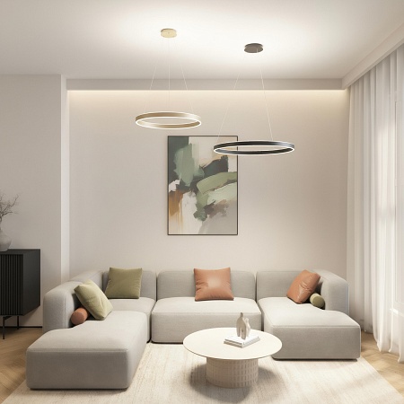 Потолочный подвесной светильник Denkirs DK6273-BK - фото