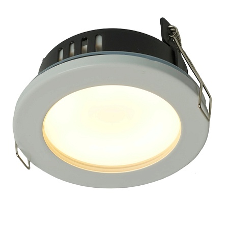 Светильник встраиваемый Feron DL544 потолочный GX53 белый IP44 - фото