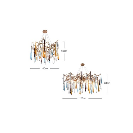 Подвесная Люстра Spruce Овал 160 Imperiumloft 141025-26 - фото