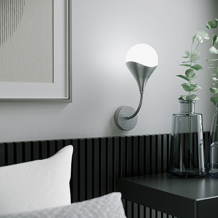 Настенный светильник Eurosvet 60169/1 никель - фото