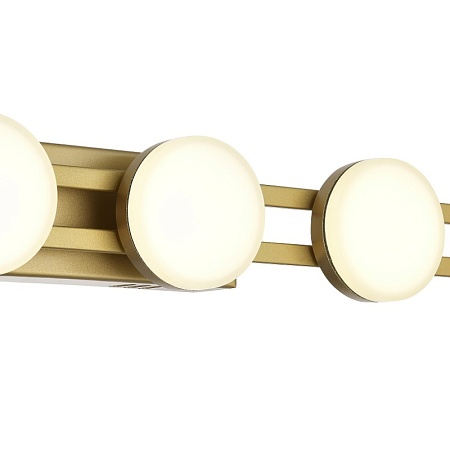 Светильник настенный ST-Luce золотистый/белый LED 1*12W 4000K SL6610.201.06 - фото