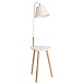 Торшер со столиком ARTE LAMP A9201PN-1WH - фото
