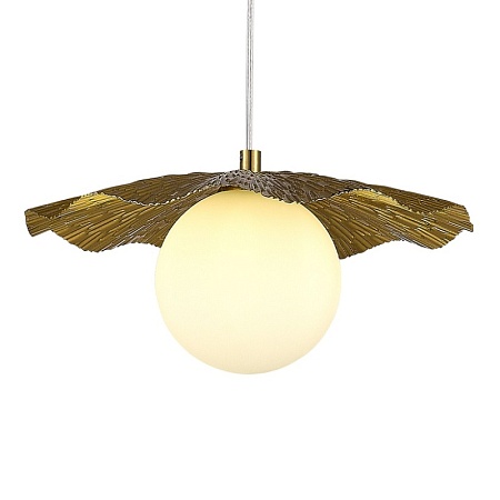 Светильник подвесной Латунь/Белый G9 1*5W 4000K SLE1196-303-01 - фото