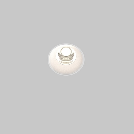 Встраиваемый светильник Technical Round DL058-7W4K-TRS-W - фото