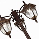 Светильник уличный наземный ST-Luce Кофейный/Кофейный, Прозрачный E27 3*60W SL083.705.03 - фото
