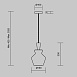 Подвесной светильник Maytoni MOD405PL-01W1 - фото