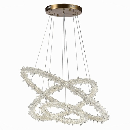 Люстра подвесная ST-Luce Золотистый/Прозрачный LED 1*160W 3000 - 6500K SL6105.203.03 - фото