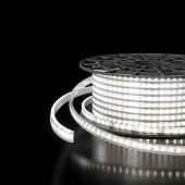 Светодиодная лента двухрядная Premium 220 В 18 Вт/м 180 Led/м 2835 IP65, холодный белый 6500K, 50 м LS011 220V Elektrostandard