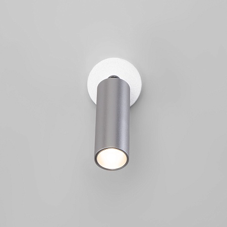 Настенный светильник Eurosvet 20133/1 LED серебро - фото