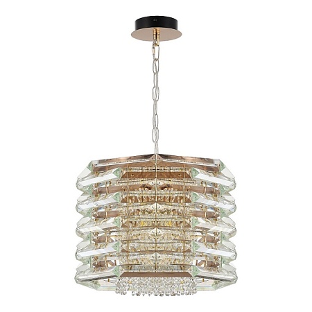 Светильник подвесной ST-Luce медь/прозрачный E14 8*40W SL6137.203.08 - фото