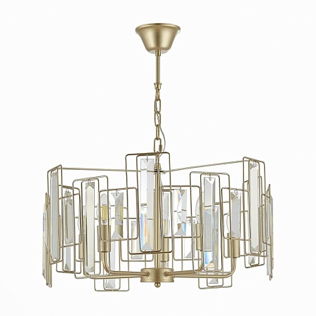 Светильник подвесной Шампань/Прозрачный E14 5*40W SLE103403-05 - фото